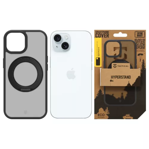Tactical MagForce Hyperstand tok Apple iPhone 15 készülékhez aszfalt