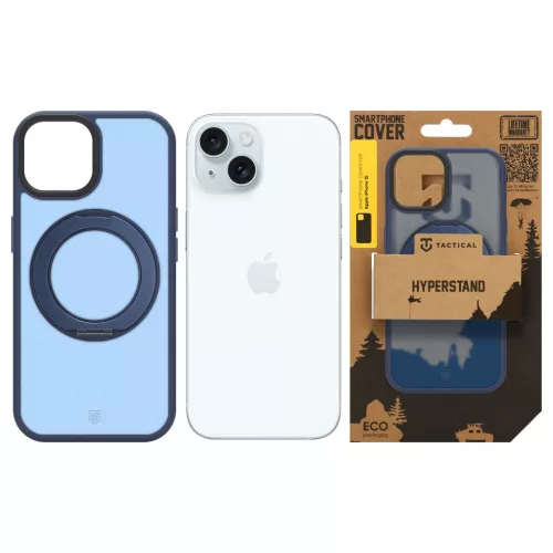 Tactical MagForce Hyperstand tok Apple iPhone 15 készülékhez mélykék