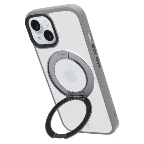 Tactical MagForce Hyperstand tok Apple iPhone 15 készülékhez világosszürke