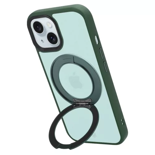 Tactical MagForce Hyperstand tok Apple iPhone 15 készülékhez erdei zöld