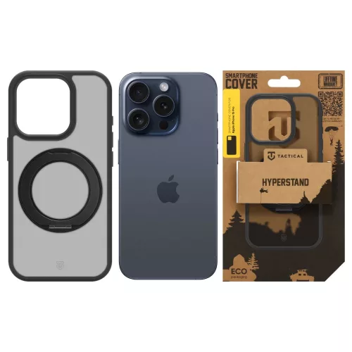 Tactical MagForce Hyperstand tok Apple iPhone 15 Pro készülékhez aszfalt
