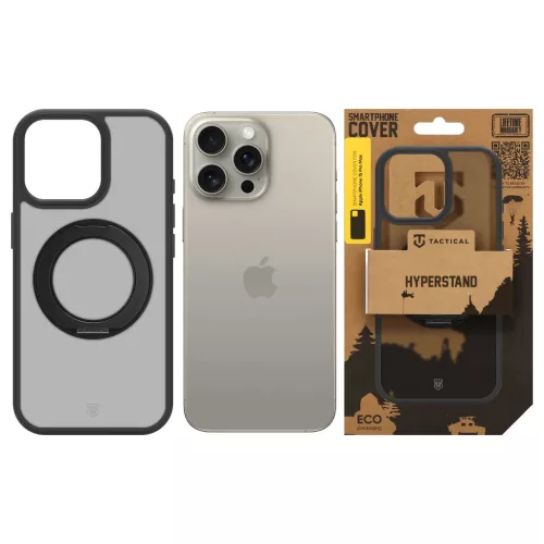 Tactical MagForce Hyperstand tok Apple iPhone 15 Pro Max készülékhez aszfalt