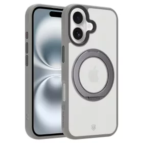   Tactical MagForce Hyperstand tok Apple iPhone 16 készülékhez világosszürke