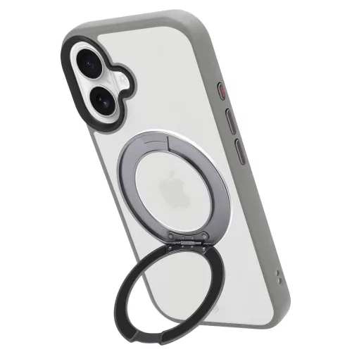 Tactical MagForce Hyperstand tok Apple iPhone 16 készülékhez világosszürke