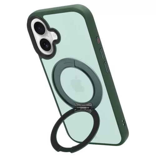 Tactical MagForce Hyperstand tok Apple iPhone 16 készülékhez erdei zöld