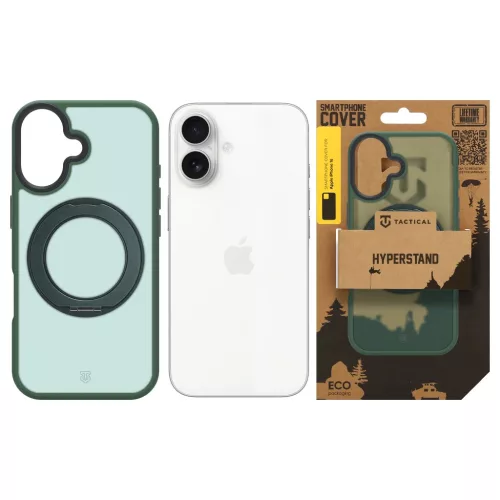 Tactical MagForce Hyperstand tok Apple iPhone 16 készülékhez erdei zöld