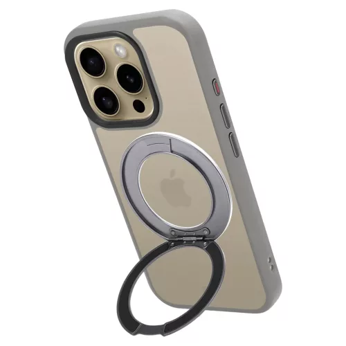 Tactical MagForce Hyperstand tok Apple iPhone 16 Pro készülékhez, világosszürke