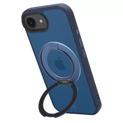 Tactical MagForce Hyperstand tok Apple iPhone 16e/17e készülékhez mélykék