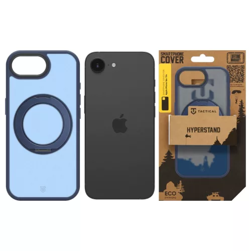 Tactical MagForce Hyperstand tok Apple iPhone 16e/17e készülékhez mélykék