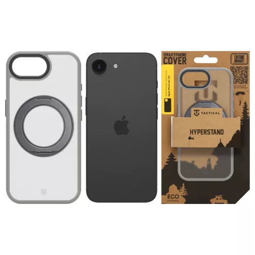 Tactical MagForce Hyperstand tok Apple iPhone 16e/17e készülékhez világosszürke