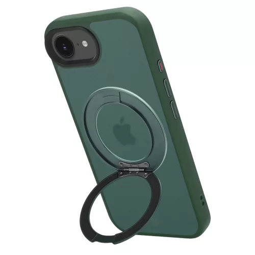 Tactical MagForce Hyperstand tok Apple iPhone 16e/17e készülékhez erdei zöld