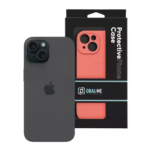 OBAL:ME MagNetix Sculpt tok Apple iPhone 15 készülékhez téglavörös