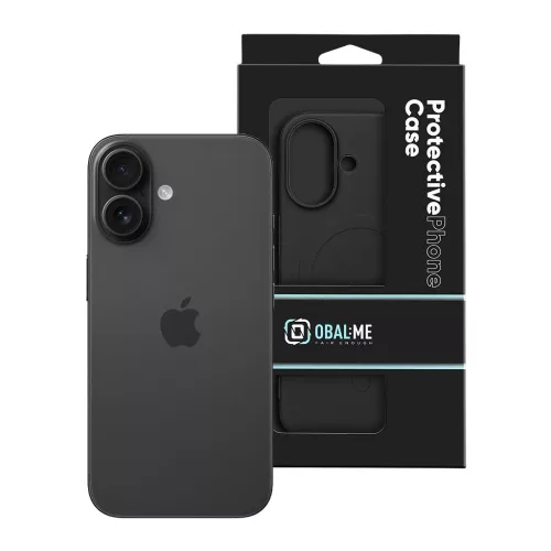 OBAL:ME MagNetix Sculpt tok Apple iPhone 16 készülékhez, fekete