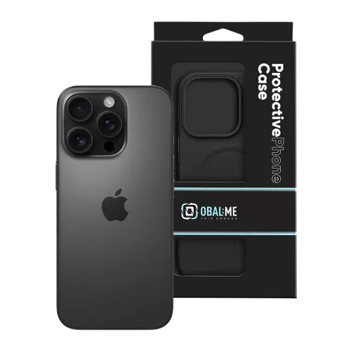 OBAL:ME MagNetix Sculpt tok Apple iPhone 16 Pro készülékhez fekete