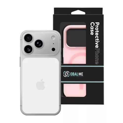 OBAL:ME MagNetix DuoTone tok Apple iPhone 18 Pro/17 Pro készülékhez púderrózsaszín