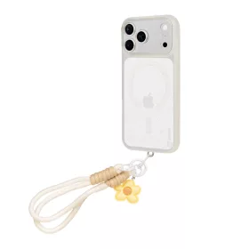   OBAL:ME MagNetix csuklópántos tok Apple iPhone 18 Pro Max és 17 Pro Max készülékhez áttetsző