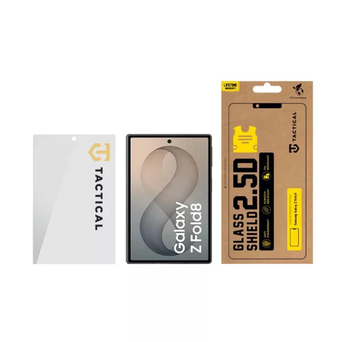 Tactical Glass Shield 2.5D Samsung Galaxy Z Fold 8 készülékhez, átlátszó (külső)