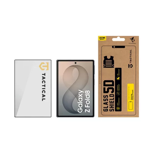 Tactical Glass Shield 5D Samsung Galaxy Z Fold 8 készülékhez külső fekete