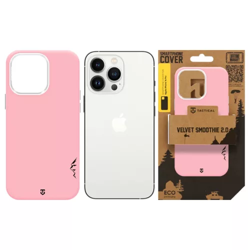 Tactical MagForce Velvet Smoothie 2.0 tok Apple iPhone 14 készülékhez rózsaszín
