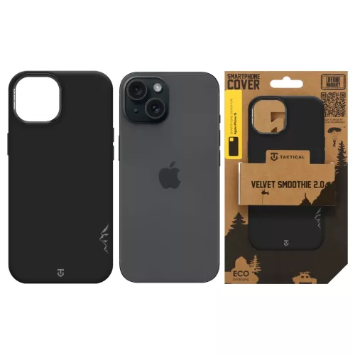 Tactical MagForce Velvet Smoothie 2.0 tok Apple iPhone 15 készülékhez aszfalt