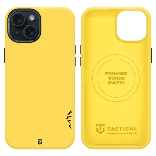 Tactical MagForce Velvet Smoothie 2.0 tok Apple iPhone 15 készülékhez, sárga