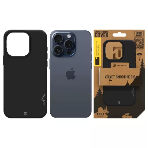 Tactical MagForce Velvet Smoothie 2.0 tok Apple iPhone 15 Pro készülékhez aszfalt