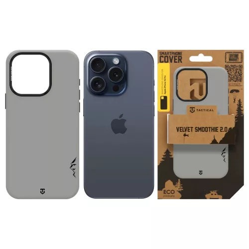 Tactical MagForce Velvet Smoothie 2.0 tok Apple iPhone 15 Pro készülékhez ködös