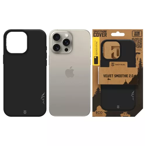 Tactical MagForce Velvet Smoothie 2.0 tok Apple iPhone 15 Pro Max készülékhez aszfalt