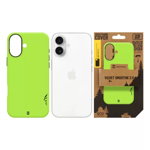 Tactical MagForce Velvet Smoothie 2.0 tok Apple iPhone 16 készülékhez avokádózöld