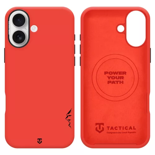 Tactical MagForce Velvet Smoothie 2.0 tok Apple iPhone 16 készülékhez piros
