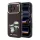 Karl Lagerfeld PU Semi Wrap Smooth Sketch Bodies Magsafe tok iPhone 18 Pro készülékhez bordó