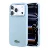 Lacoste PVC Iconic Petit Pique Metal Logo MagSafe tok iPhone 18 Pro Max készülékhez kék