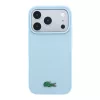Lacoste PVC Iconic Petit Pique Metal Logo MagSafe tok iPhone 18 Pro Max készülékhez kék