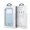 Lacoste PVC Iconic Petit Pique Metal Logo MagSafe tok iPhone 18 Pro Max készülékhez kék