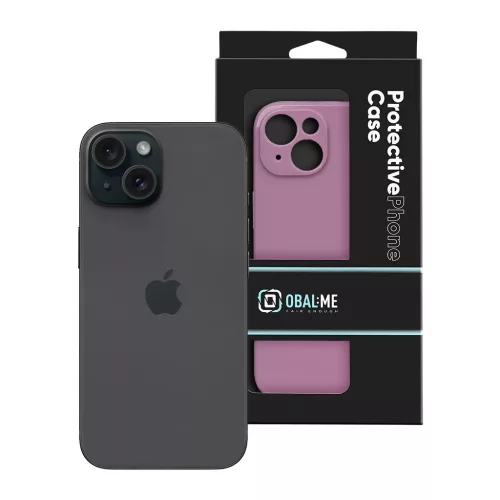 OBAL:ME Glossy Cover tok Apple iPhone 15 készülékhez orchidea