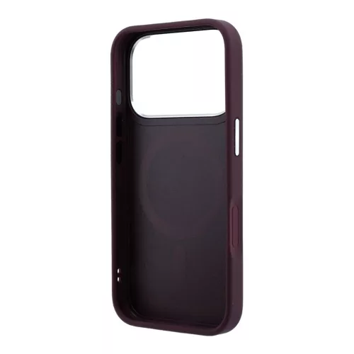 Karl Lagerfeld PU Saffiano Ring Stand MagSafe tok iPhone 18 Pro készülékhez bordó