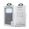 Karl Lagerfeld PU Saffiano Ring Stand MagSafe tok iPhone 18 Pro készülékhez bordó