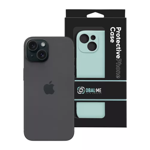 OBAL:ME Glossy Cover tok Apple iPhone 15 készülékhez menta