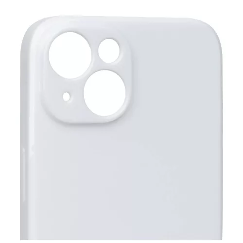 OBAL:ME Glossy Cover tok Apple iPhone 15 készülékhez fehér