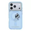 Karl Lagerfeld IML Choupette Peekaboo MagSafe tok iPhone 18 Pro Max készülékhez kék