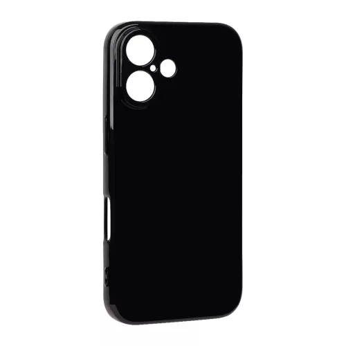 OBAL:ME Glossy Cover tok Apple iPhone 16 készülékhez fekete