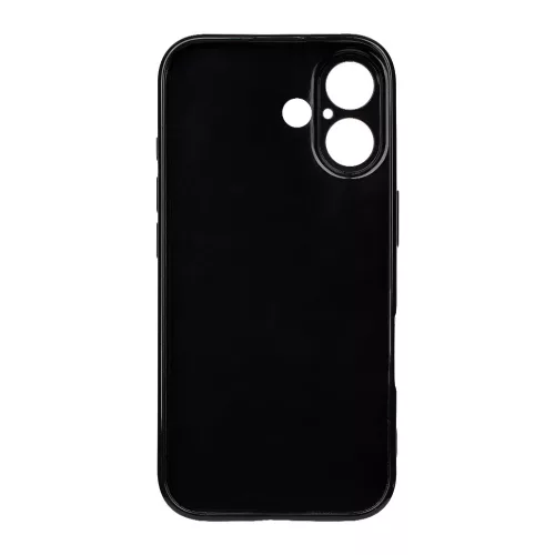 OBAL:ME Glossy Cover tok Apple iPhone 16 készülékhez fekete
