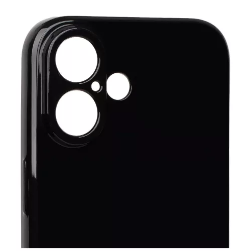 OBAL:ME Glossy Cover tok Apple iPhone 16 készülékhez fekete