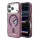 Karl Lagerfeld IML Choupette Peekaboo MagSafe tok iPhone 18 Pro készülékhez bordó