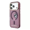 Karl Lagerfeld IML Choupette Peekaboo MagSafe tok iPhone 18 Pro készülékhez bordó