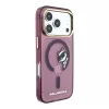 Karl Lagerfeld IML Choupette Peekaboo MagSafe tok iPhone 18 Pro készülékhez bordó