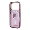 Karl Lagerfeld IML Choupette Peekaboo MagSafe tok iPhone 18 Pro készülékhez bordó
