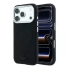 Lacoste PVC Petit Pique Semi Wrap Embossed MagSafe tok iPhone 18 Pro készülékhez fekete