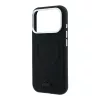 Lacoste PVC Petit Pique Semi Wrap Embossed MagSafe tok iPhone 18 Pro készülékhez fekete
