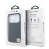 Lacoste PVC Petit Pique Semi Wrap Embossed MagSafe tok iPhone 18 Pro készülékhez fekete